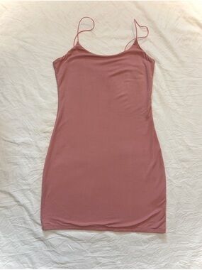 Wilfred Dusty Rose Spaghetti-Strap Slip Mini Dress